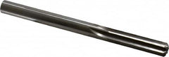Made in USA - 0.4355" High Speed Steel 6 Flute Dowel Pin Chucking Reamer - USA Tool & Supply
