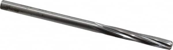 Made in USA - #4 High Speed Steel 6 Flute Chucking Reamer - USA Tool & Supply