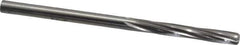 Made in USA - #12 High Speed Steel 6 Flute Chucking Reamer - Spiral Flute, 0.189" Straight Shank, 1-1/8" Flute Length, 3-1/2" OAL - USA Tool & Supply