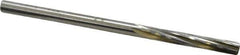 Made in USA - #15 High Speed Steel 6 Flute Chucking Reamer - Spiral Flute, 0.18" Straight Shank, 1-1/8" Flute Length, 3-3/8" OAL - USA Tool & Supply