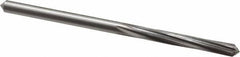 Made in USA - #17 High Speed Steel 6 Flute Chucking Reamer - Spiral Flute, 0.173" Straight Shank, 1-1/8" Flute Length, 3-3/8" OAL - USA Tool & Supply