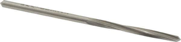 Made in USA - #39 High Speed Steel 4 Flute Chucking Reamer - Spiral Flute, 0.0995" Straight Shank, 7/8" Flute Length, 2-3/8" OAL - USA Tool & Supply