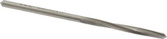 Made in USA - #39 High Speed Steel 4 Flute Chucking Reamer - Spiral Flute, 0.0995" Straight Shank, 7/8" Flute Length, 2-3/8" OAL - USA Tool & Supply