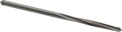 Made in USA - #42 High Speed Steel 4 Flute Chucking Reamer - Spiral Flute, 3/32" Straight Shank, 3/4" Flute Length, 2-1/4" OAL - USA Tool & Supply