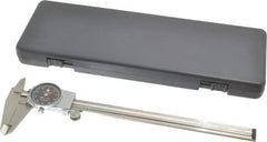 TESA Brown & Sharpe - 0" to 8" Range, 0.001" Graduation, 0.1" per Revolution, Dial Caliper - Black Face, 1.9" Jaw Length - USA Tool & Supply