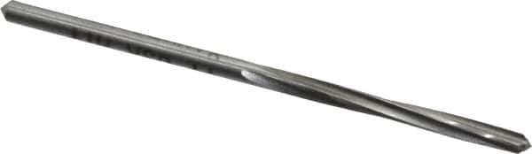 Made in USA - 3/32" High Speed Steel 4 Flute Chucking Reamer - Spiral Flute, 3/32" Straight Shank, 3/4" Flute Length, 2-1/4" OAL - USA Tool & Supply