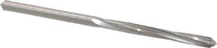 Made in USA - 9/64" High Speed Steel 4 Flute Chucking Reamer - Spiral Flute, 9/64" Straight Shank, 1" Flute Length, 2-7/8" OAL - USA Tool & Supply