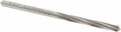 Made in USA - 11/64" High Speed Steel 6 Flute Chucking Reamer - USA Tool & Supply