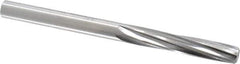 Made in USA - 3/8" High Speed Steel 6 Flute Chucking Reamer - Spiral Flute, 3/8" Straight Shank, 1-3/4" Flute Length, 5" OAL - USA Tool & Supply