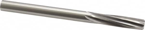 Made in USA - 7/16" High Speed Steel 6 Flute Chucking Reamer - USA Tool & Supply