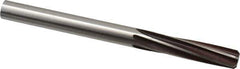 Made in USA - 29/64" High Speed Steel 6 Flute Chucking Reamer - Spiral Flute, 29/64" Straight Shank, 1-3/4" Flute Length, 5-5/8" OAL - USA Tool & Supply