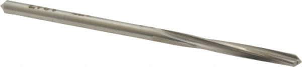 Made in USA - 1/8" High Speed Steel 4 Flute Chucking Reamer - Spiral Flute, 1/8" Straight Shank, 1-3/16" Flute Length, 2-5/8" OAL - USA Tool & Supply