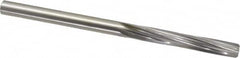 Made in USA - 0.2495" High Speed Steel 6 Flute Dowel Pin Chucking Reamer - USA Tool & Supply