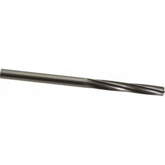 Made in USA - 0.251" High Speed Steel 6 Flute Chucking Reamer - USA Tool & Supply