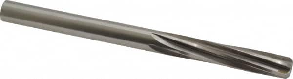 Made in USA - 0.373" High Speed Steel 6 Flute Dowel Pin Chucking Reamer - USA Tool & Supply