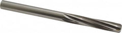 Made in USA - 0.373" High Speed Steel 6 Flute Dowel Pin Chucking Reamer - USA Tool & Supply