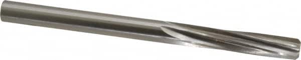 Made in USA - 0.3745" High Speed Steel 6 Flute Dowel Pin Chucking Reamer - USA Tool & Supply