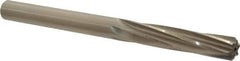 Made in USA - 0.4355" High Speed Steel 6 Flute Chucking Reamer - Spiral Flute, 0.4355" Straight Shank, 1-3/4" Flute Length, 5-1/2" OAL - USA Tool & Supply