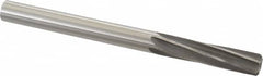 Made in USA - 0.4995" High Speed Steel 6 Flute Dowel Pin Chucking Reamer - USA Tool & Supply
