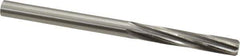 Made in USA - Letter Q High Speed Steel 6 Flute Chucking Reamer - Spiral Flute, 0.332" Straight Shank, 1-1/2" Flute Length, 4-3/4" OAL - USA Tool & Supply