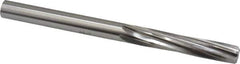 Made in USA - Letter Y High Speed Steel 6 Flute Chucking Reamer - Spiral Flute, 0.404" Straight Shank, 1-3/4" Flute Length, 5-1/4" OAL - USA Tool & Supply