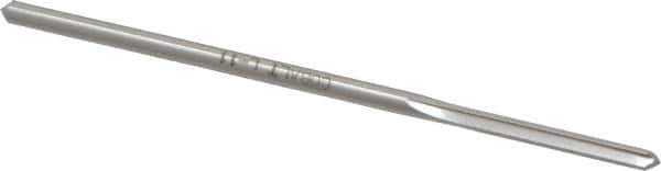 Made in USA - 5/32" Cobalt 4 Flute Chucking Reamer - Straight Flute, 0.151" Straight Shank, 1" Flute Length, 4" OAL - USA Tool & Supply
