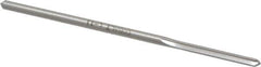 Made in USA - 5/32" Cobalt 4 Flute Chucking Reamer - Straight Flute, 0.151" Straight Shank, 1" Flute Length, 4" OAL - USA Tool & Supply