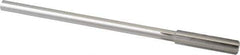 Made in USA - 13/32" Cobalt 6 Flute Chucking Reamer - Straight Flute, 0.3105" Straight Shank, 1-3/4" Flute Length, 7" OAL - USA Tool & Supply