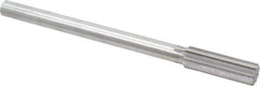 Made in USA - 23/32" Cobalt 8 Flute Chucking Reamer - Straight Flute, 0.5615" Straight Shank, 2-1/4" Flute Length, 9" OAL - USA Tool & Supply