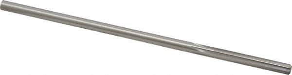 Made in USA - #2 Cobalt 6 Flute Chucking Reamer - Straight Flute, 0.2173" Straight Shank, 1-1/2" Flute Length, 6" OAL - USA Tool & Supply