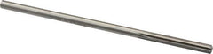 Made in USA - #7 Cobalt 6 Flute Chucking Reamer - Straight Flute, 0.1945" Straight Shank, 1-1/4" Flute Length, 5" OAL - USA Tool & Supply