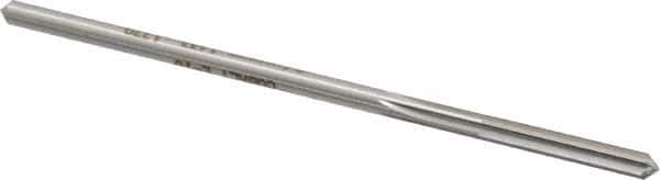 Made in USA - #16 Cobalt 6 Flute Chucking Reamer - Straight Flute, 0.1704" Straight Shank, 1-1/8" Flute Length, 4-1/2" OAL - USA Tool & Supply