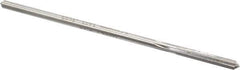 Made in USA - #18 Cobalt 6 Flute Chucking Reamer - Straight Flute, 0.1595" Straight Shank, 1-1/8" Flute Length, 4-1/2" OAL - USA Tool & Supply