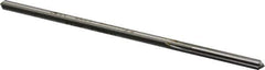 Made in USA - #22 Cobalt 6 Flute Chucking Reamer - Straight Flute, 0.151" Straight Shank, 1" Flute Length, 4" OAL - USA Tool & Supply