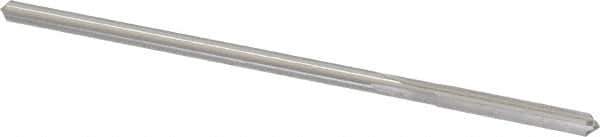 Made in USA - #25 Cobalt 4 Flute Chucking Reamer - Straight Flute, 0.143" Straight Shank, 1" Flute Length, 4" OAL - USA Tool & Supply