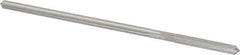 Made in USA - #25 Cobalt 4 Flute Chucking Reamer - Straight Flute, 0.143" Straight Shank, 1" Flute Length, 4" OAL - USA Tool & Supply