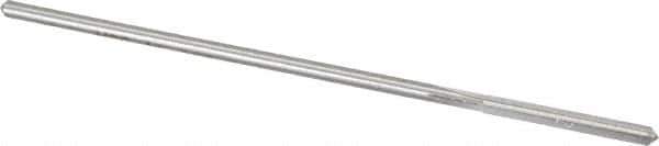 Made in USA - #38 Cobalt 4 Flute Chucking Reamer - Straight Flute, 0.095" Straight Shank, 7/8" Flute Length, 3-1/2" OAL - USA Tool & Supply