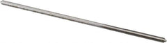 Made in USA - #42 Cobalt 4 Flute Chucking Reamer - Straight Flute, 0.088" Straight Shank, 3/4" Flute Length, 3" OAL - USA Tool & Supply