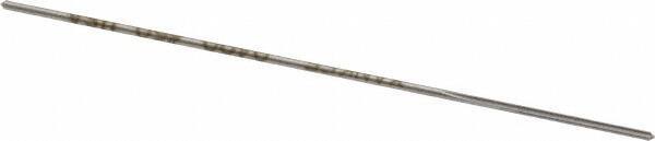 Made in USA - #60 Cobalt 4 Flute Chucking Reamer - Straight Flute, 0.039" Straight Shank, 1/2" Flute Length, 2-1/2" OAL - USA Tool & Supply
