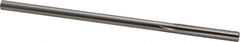 Made in USA - Letter G Cobalt 6 Flute Chucking Reamer - Straight Flute, 1/4" Straight Shank, 1-1/2" Flute Length, 6" OAL - USA Tool & Supply