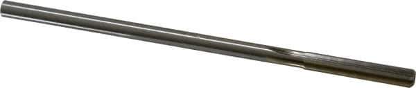 Made in USA - Letter J Cobalt 6 Flute Chucking Reamer - Straight Flute, 1/4" Straight Shank, 1-1/2" Flute Length, 6" OAL - USA Tool & Supply