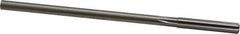 Made in USA - Letter K Cobalt 6 Flute Chucking Reamer - Straight Flute, 1/4" Straight Shank, 1-1/2" Flute Length, 6" OAL - USA Tool & Supply