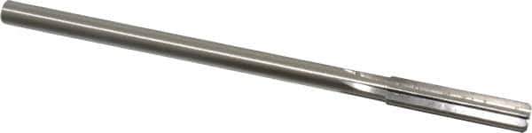 Made in USA - Letter R Cobalt 6 Flute Chucking Reamer - Straight Flute, 0.2792" Straight Shank, 1-1/2" Flute Length, 6" OAL - USA Tool & Supply