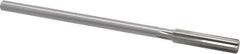 Made in USA - Letter X Cobalt 6 Flute Chucking Reamer - Straight Flute, 0.3105" Straight Shank, 1-3/4" Flute Length, 7" OAL - USA Tool & Supply