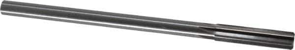 Made in USA - Letter Z Cobalt 6 Flute Chucking Reamer - Straight Flute, 0.373" Straight Shank, 1-3/4" Flute Length, 7" OAL - USA Tool & Supply