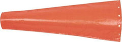 NMC - Vinyl Coated Fabric Wind Sock - 10 Inch Inlet Diameter, 36 Inch Long, Orange - USA Tool & Supply