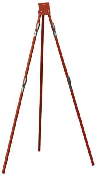 NMC - Tripod Traffic Sign Stand - Aluminum, Compatible with 48" High x 48" Wide Signs - USA Tool & Supply