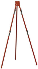NMC - Tripod Traffic Sign Stand - Aluminum, Compatible with 48" High x 48" Wide Signs - USA Tool & Supply