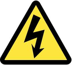 NMC - ISO Label - Black & Yellow, 2" Long x 2" High, Sign Muscle Finish - USA Tool & Supply