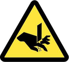 NMC - ISO Label - Black & Yellow, 4" Long x 4" High, Sign Muscle Finish - USA Tool & Supply